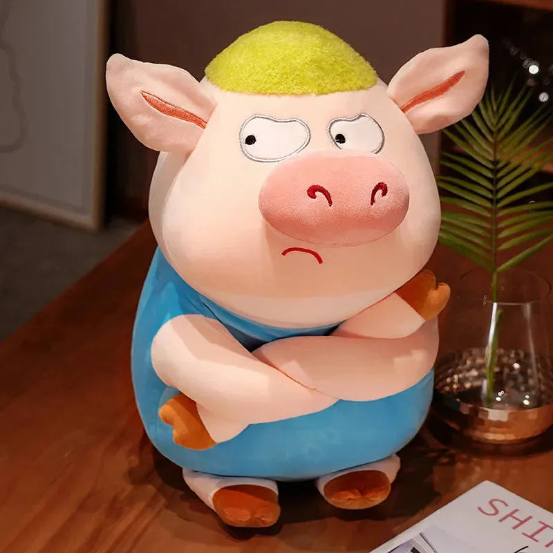 Funny Doll Drag Pig Plush Toy - Bellarte Enchanté Funny Doll Drag Pig Plush Toy